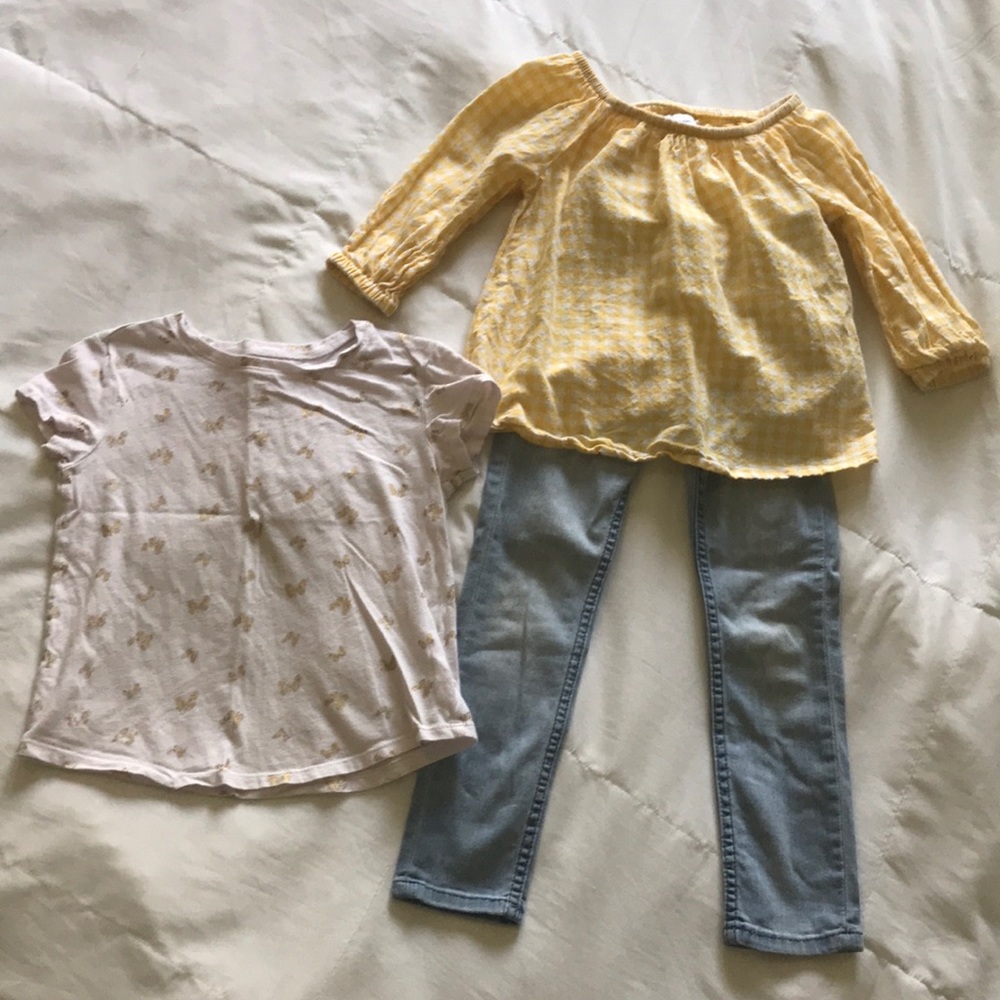 Girls 5T tops and bottom set